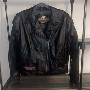 EXTREMELY RARE Harley-Davidson Black Leather Motorcycle Jacket